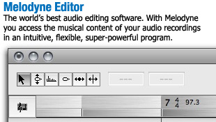 Melodyne Editor